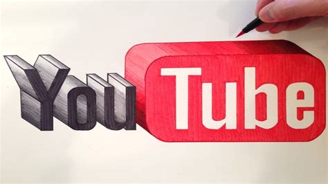 Drawing Youtube Logo Draw Youtube Logo How To Draw Yo