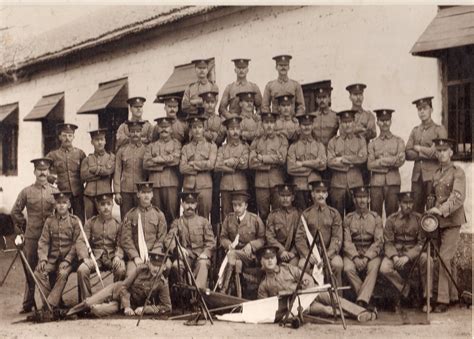 Signalers 2nd Battalion Loyal North Lancashire Regiment At Poona
