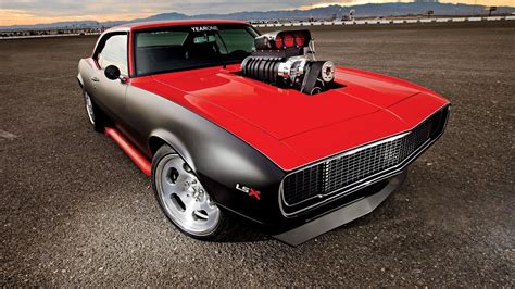 Free Wallpapers Car Chevrolet Camaro Ss Muscle Car Supercharger