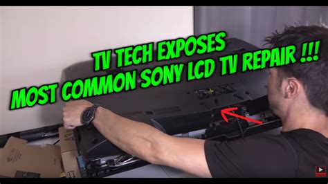 Super Easy Way To Fix Most Sony Lcd Tv Kdl Picture Screens Youtube