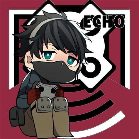 Sat Operative Echo Rainbow Six Siege Anime Rainbow Six