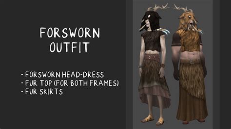 Skyrim Inspired Forsworn Clothing Set Sims Sims 4 Sims 4 Challenges