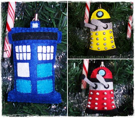 Doctor Who Christmas Ornaments By Chloerockchick14 On