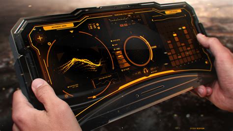 Evgeny Rodygin Transceiver Sci Fi User Interface And Device Concept