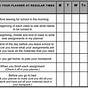 Organization Worksheets For Adults