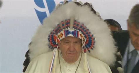 Pope Francis Apologizes To Indigenous Groups In Canada Cbs News