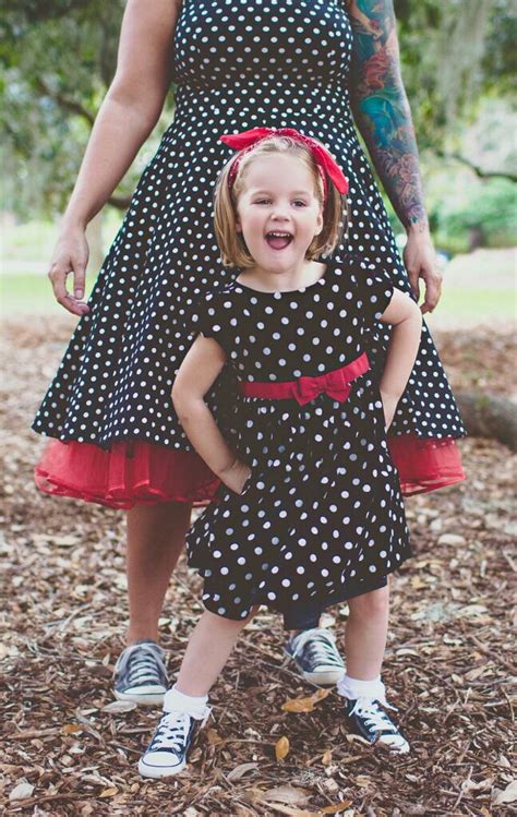Mother Daughter Photography Pinup Vintage 50s Dress Rockabilly Robes