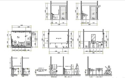 Toilet Details Working Drawing Dwg File Free Download