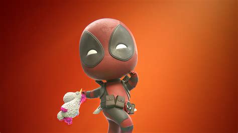 Chibi Deadpool Art Wallpaperhd Superheroes Wallpapers4k Wallpapers