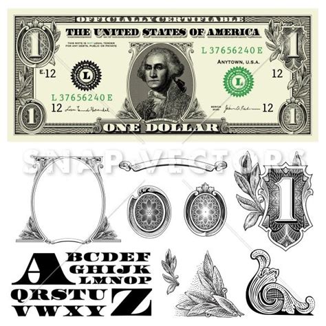 100 Dollar Bill Vector Art Currency Design Dollar Bill Free Vector