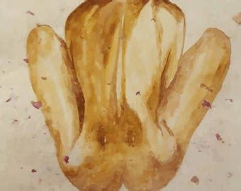 Painting In The Nude Watercolor Print