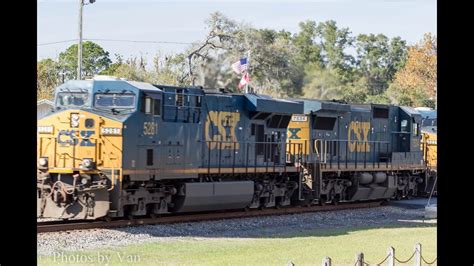 Hd Csx Intermodal Train Southbound Youtube