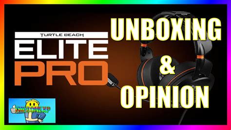Turtle Beach Elite Pro Headset Unboxing YouTube