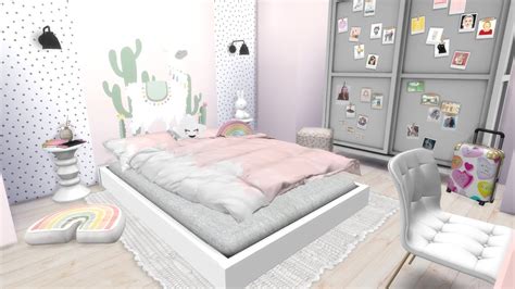 Teenage Bedroom Cc Links The Sims 4 Speed Build Youtube