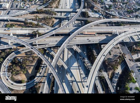 105 110 Freeway Interchange Hi Res Stock Photography And Images Alamy