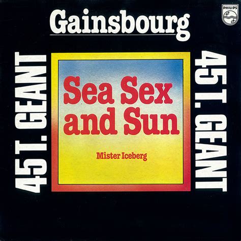 Gainsbourg Sea Sex And Sun Mister Iceberg 1978 French Version