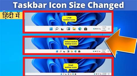 How To Change Taskbar Icon Size In Windows 11 Youtube