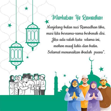 Ucapan Minta Maaf Menjelang Ramadhan 2024 Lengkap Gambar Review