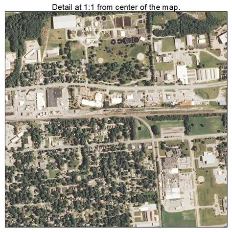 Aerial Photography Map Of Urbana Il Illinois