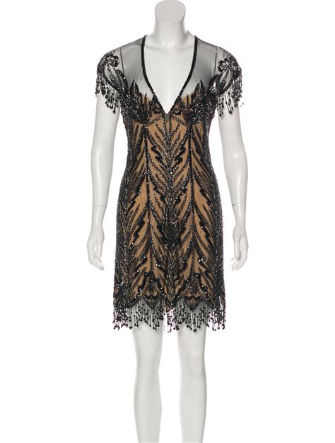 Bob Mackie Embellished Mini Dress Clothing Bobma20023 The Realreal