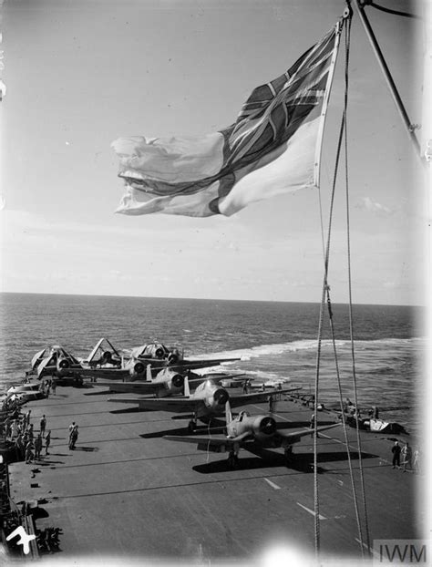 With An Eastern Fleet Carrier To May On Board Hms Illustrious In The Indian Ocean