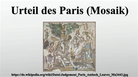 Urteil Des Paris Mosaik YouTube