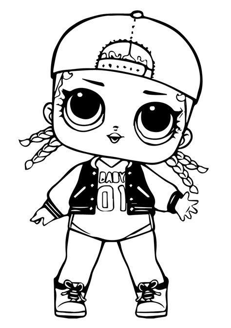 Lol Doll Mc Swag Coloring Page Colouringpages