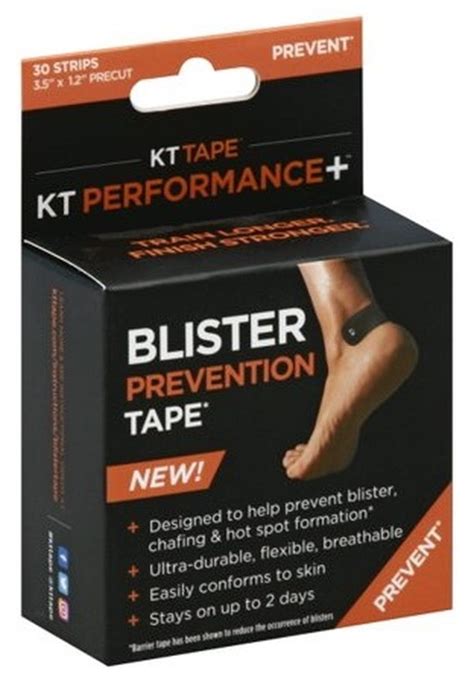 Kt Performance Blister Prevention Tape Black 30pcs Mellow