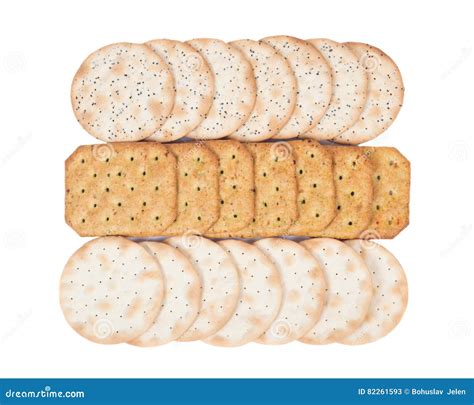 Assortment Of Crackers Stock Image Image Of Cracker 82261593