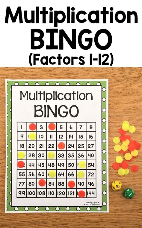 Multiplication Bingo These Bingo Games Are Perfect For Reinforcing