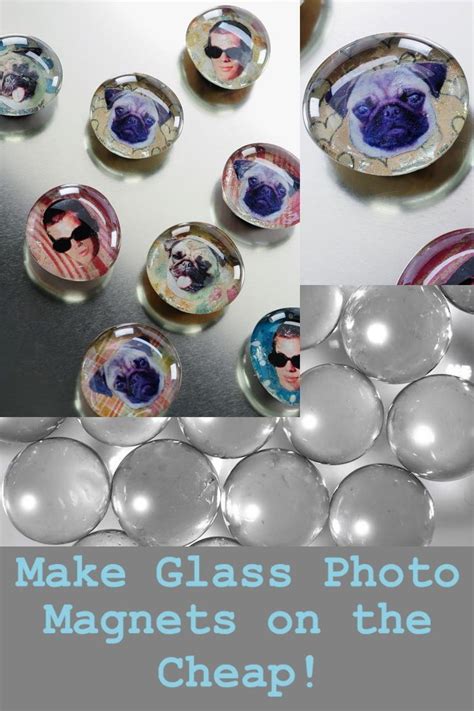 Make Glass Photo Magnets On The Cheap Magnets Diy Kids Photo