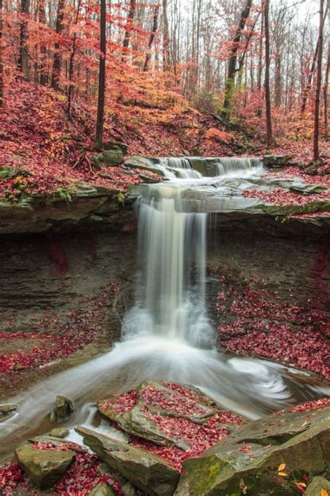 Blue Hen Falls In The Cuyahoga Valley National Park Ohio Cuyahoga