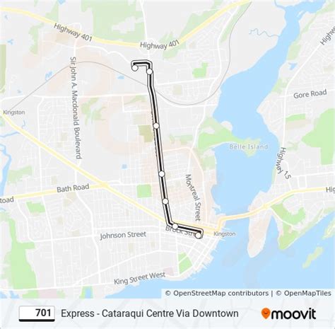 701 Route Schedules Stops And Maps Express Cataraqui Centre Via