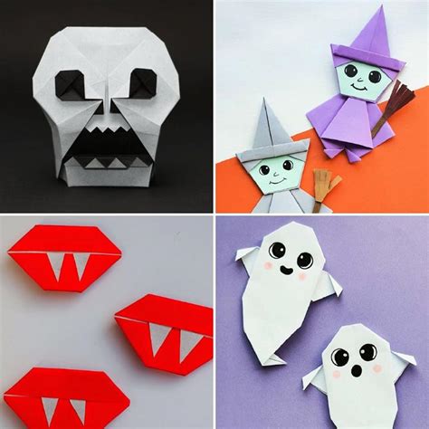 20 Easy Diy Halloween Origami Ideas Blitsy