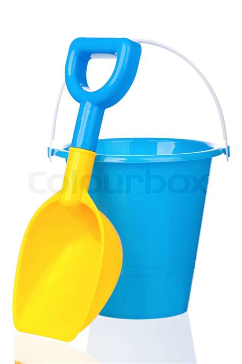 Toy Bucket And Spade Stock Image Colourbox