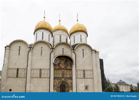 Assumption Cathedral In Moscow Kremlin Editorial Image Image Of