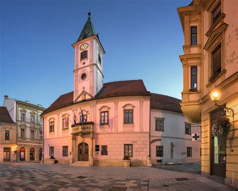 Panorama Of Varazdin Townhall Croatia Anshar Images
