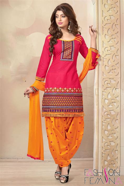 Patiala Salwar Latest Patiala Suit With Short Kameez Designs