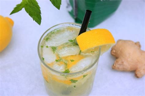 Ginger Mojito With A Twistof Lemon Ginger Mojito Stuffed Peppers Food