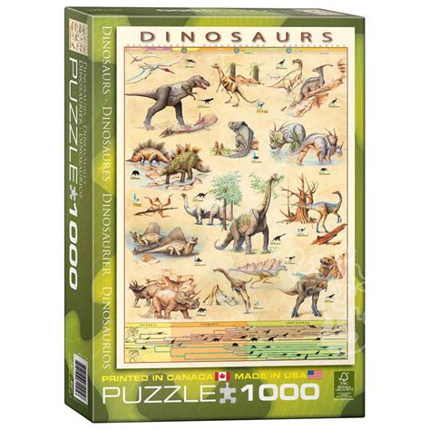 Eurographics Dinosaurs Puzzle 1000pcs Puzzles Canada