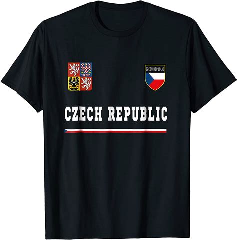 Show your allegiance to czech republic football with official czech republic football kits and soccer jerseys. Czech Republic T-shirt Sport/Soccer Jersey Tee Flag Prague ...