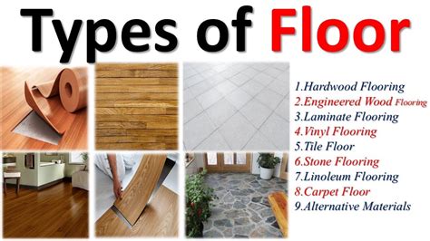 Types Of Flooring Different Types Of Flooring Youtube