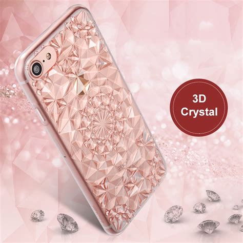 Sulada 3d Silicone Case For Iphone 8 Plus Iphone7 7 Diamond Texture