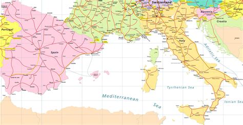 Map Of Italy And France World Map Of İmages Italy Map Map Of Spain