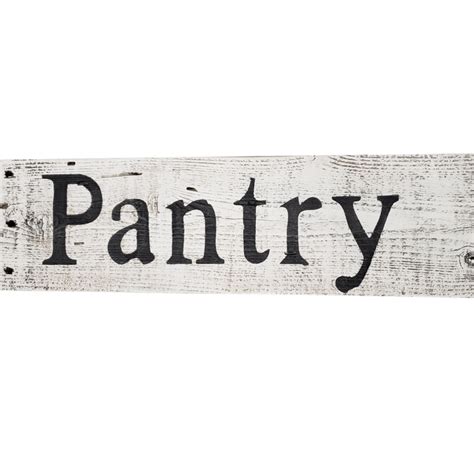 Pantry Sign Rustic Farmhouse Decor Sign Fixer Upper Style Pantry