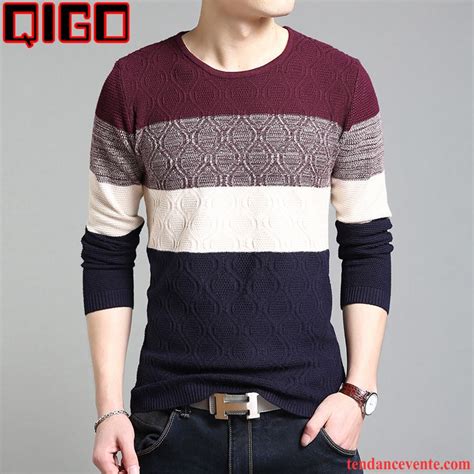 Il est donc important de choisir le bon pull. Pull De Marque Homme L'automne Chemise En Bas Tricots En ...