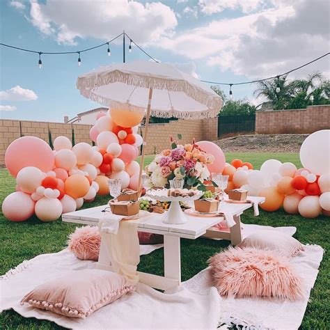 Balloonworks On Instagram “luxury Picnic Every Girls Dream☁️ The Cutest Set Up With