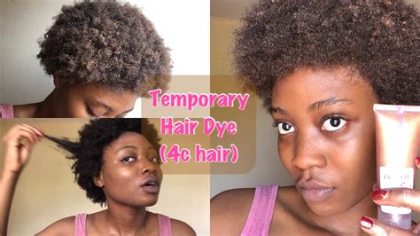 Highlighting My 4c Hair With Curlfits Temporary Hair Dye Youtube