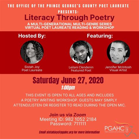 © provided by the i amanda gorman became the youngest poet to recite at a presidential inauguration (photo: PGC Office of the Poet Laureate Offers Virtual Poetry ...