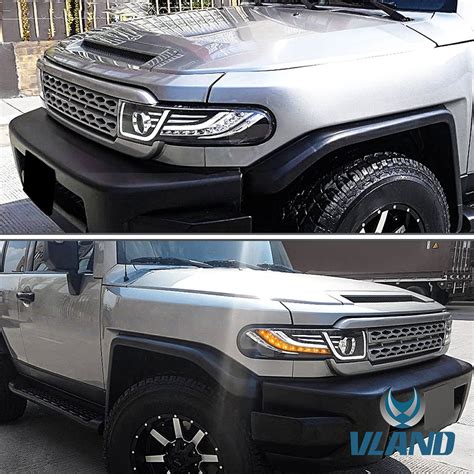 Vland Led Headlights With Grille For Toyota Fj Cruiser 2007 2015 — Vland Us